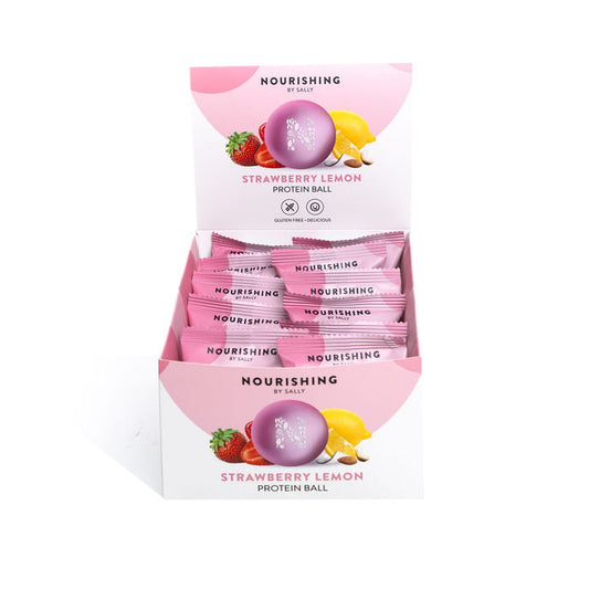 Strawberry Lemon Protein Balls
