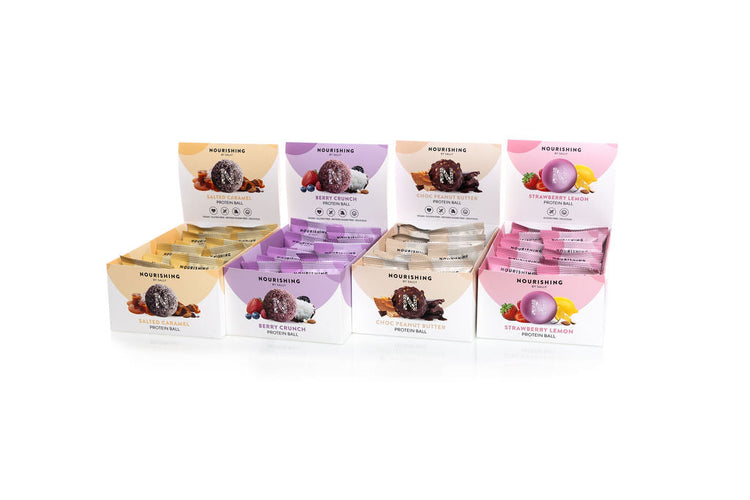Our Retail-Ready Protein Ball Range