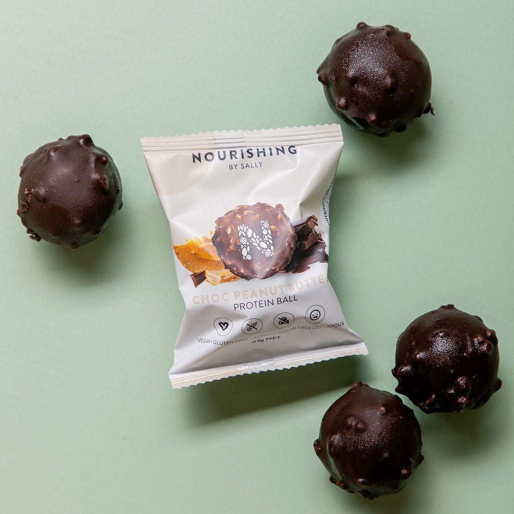 Choc Peanut Butter Protein Balls
