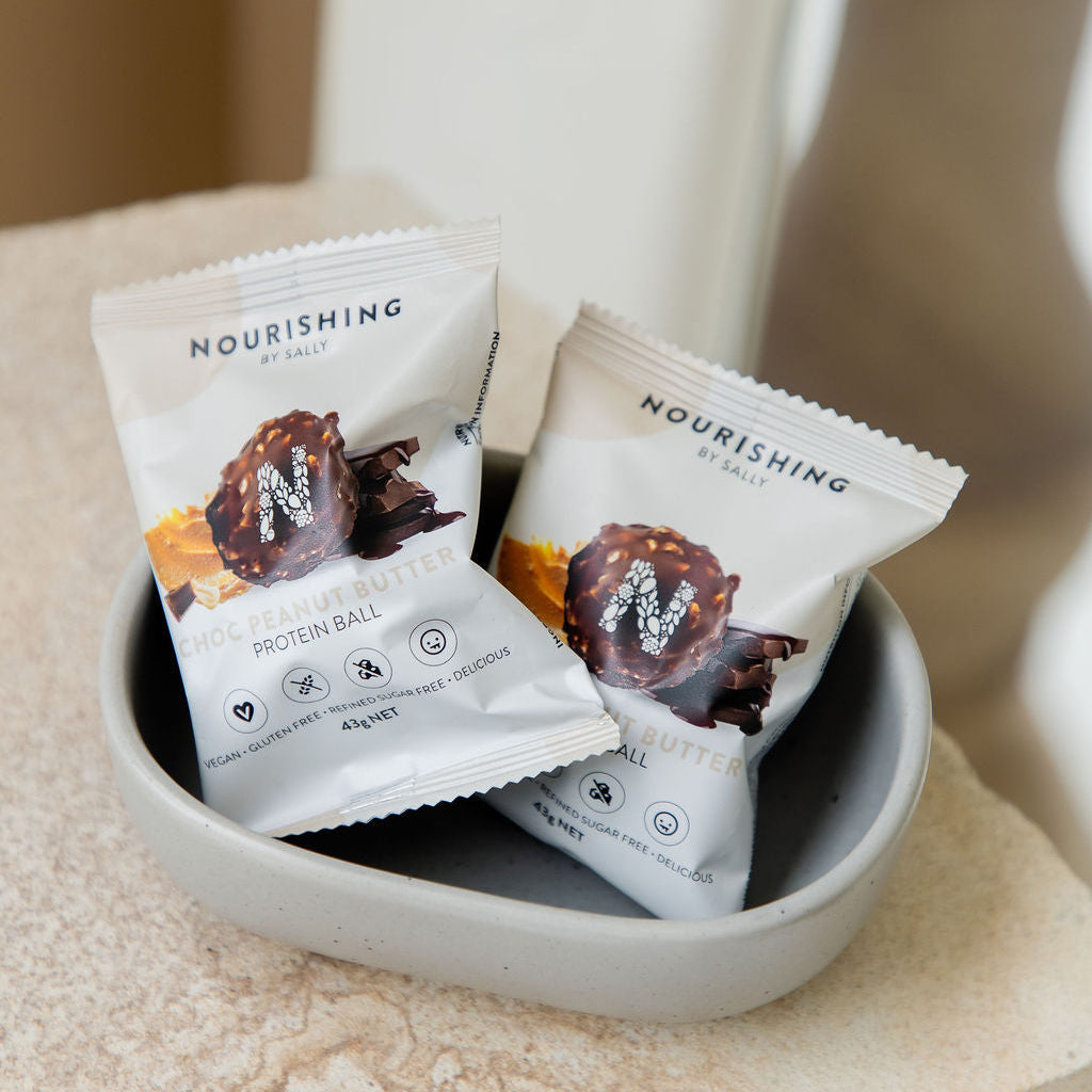 Choc Peanut Butter Protein Balls
