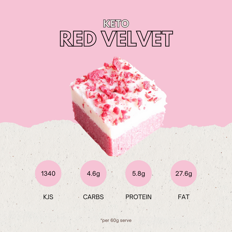 Red Velvet Keto Vegan Slice