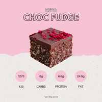 Choc Fudge Keto Slice
