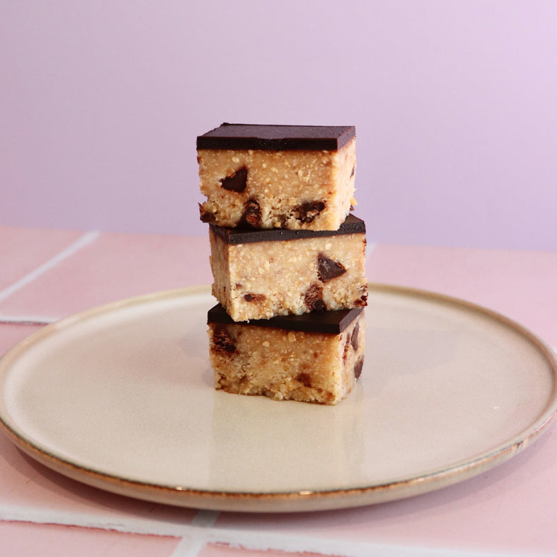 Choc Chip PB Cookie Dough  Slice
